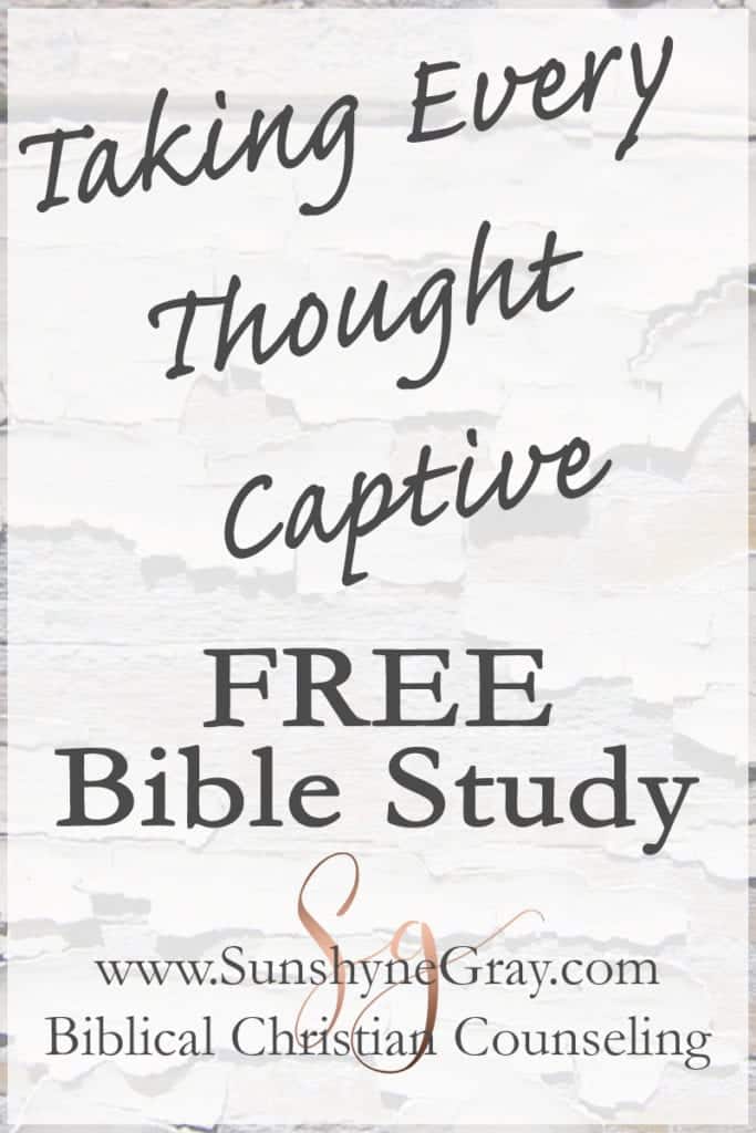 Taking Every Thought Captive Christian Counseling