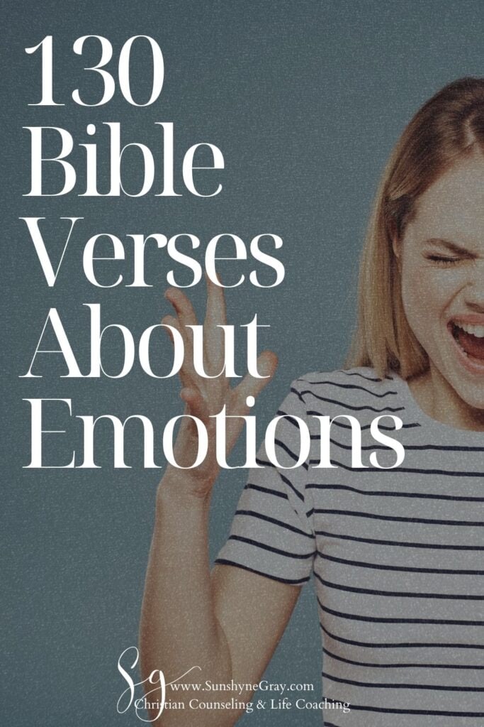 Bible Verses About Emotions Christian Counseling