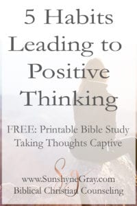 positive thinking habits