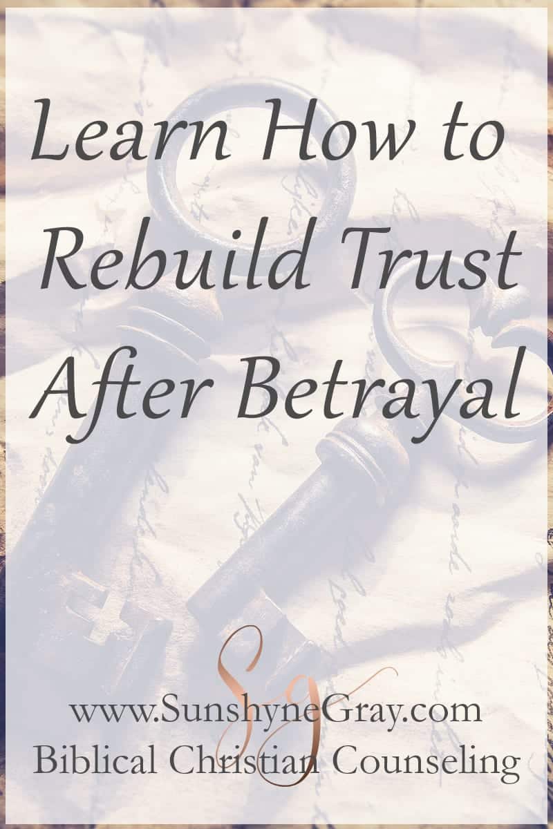 learning how to trust again