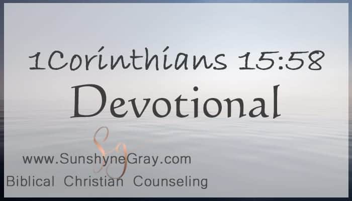 scripture devotional 1 corinthians