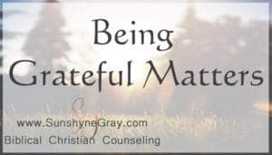 why being grateful matters