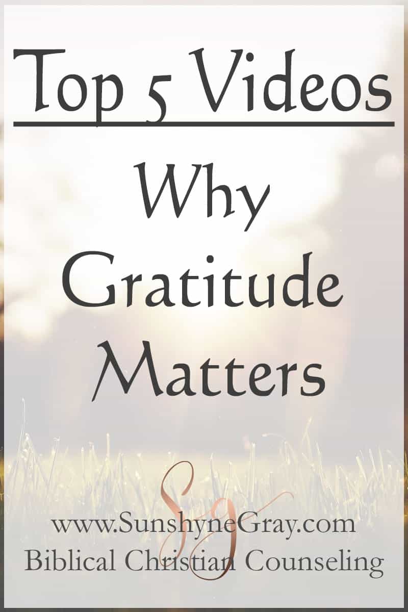 being grateful matters