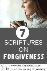 7 Scriptures on forgiveness
