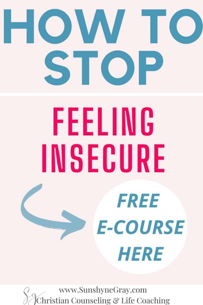 title how to stop feeling insecure