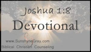 joshua 1:8 scripture devotion