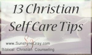 christian self care tips