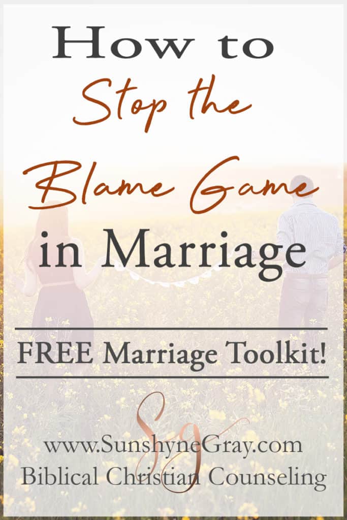 blame game in marriage