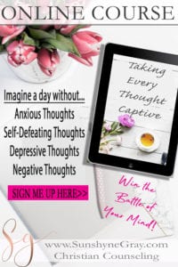 how take thoughts captive course online