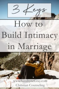 how to building intimacy in marriage