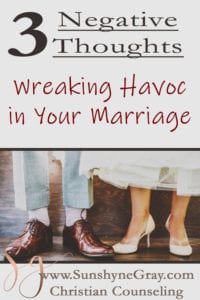 negative thoughts about your spouse
