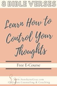 control your thoughts