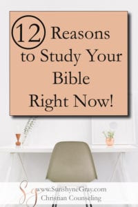 benefits of why study the bible