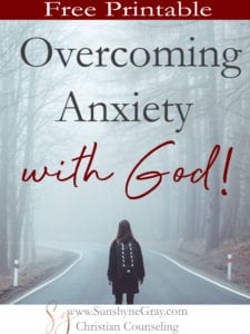 overcoming anxiety with God