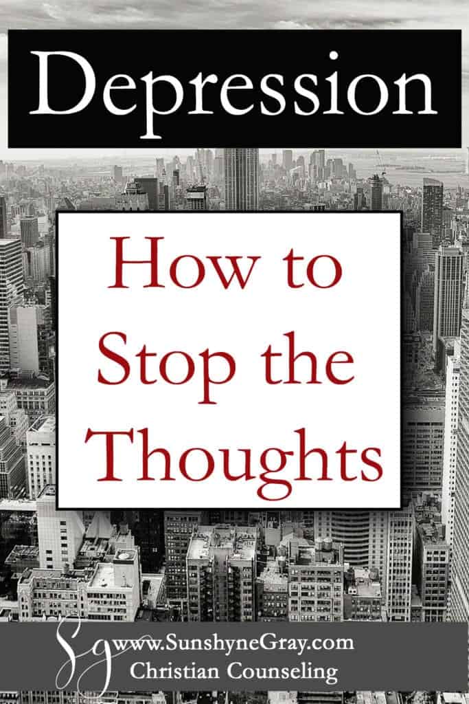 how to stop depressing thoughts