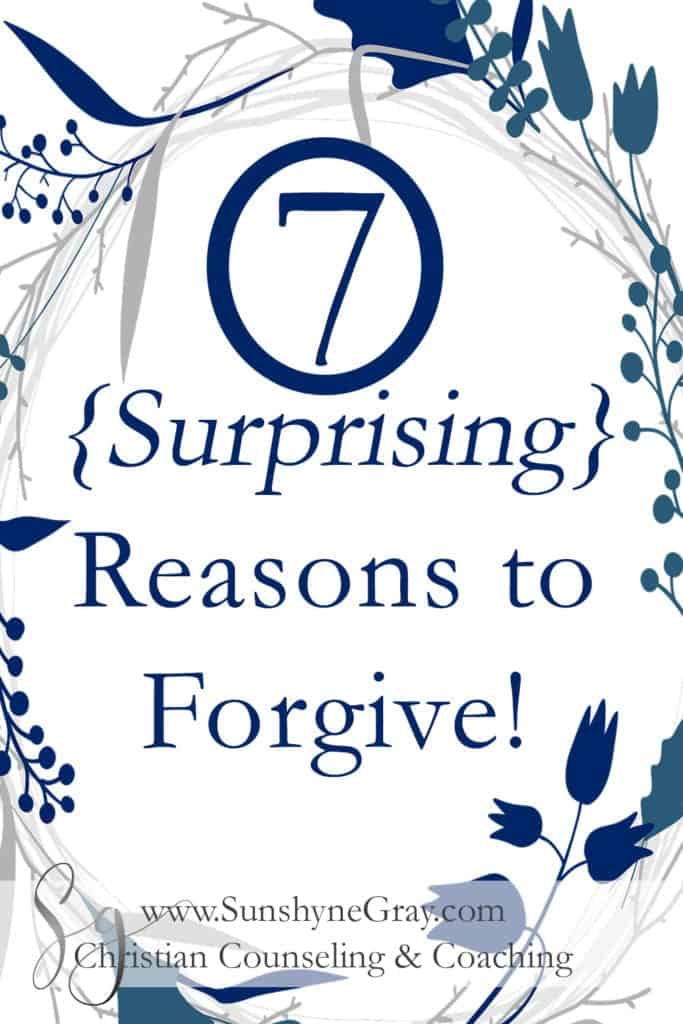 7 Benefits of Forgiveness - Christian Counseling