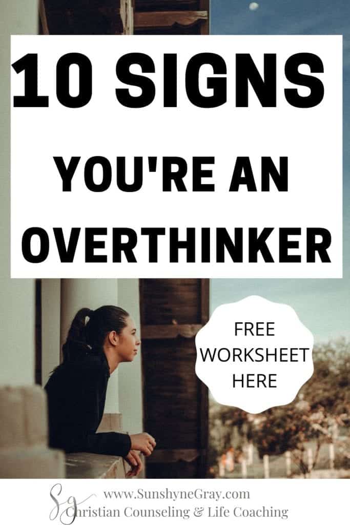 overthinking and worrying