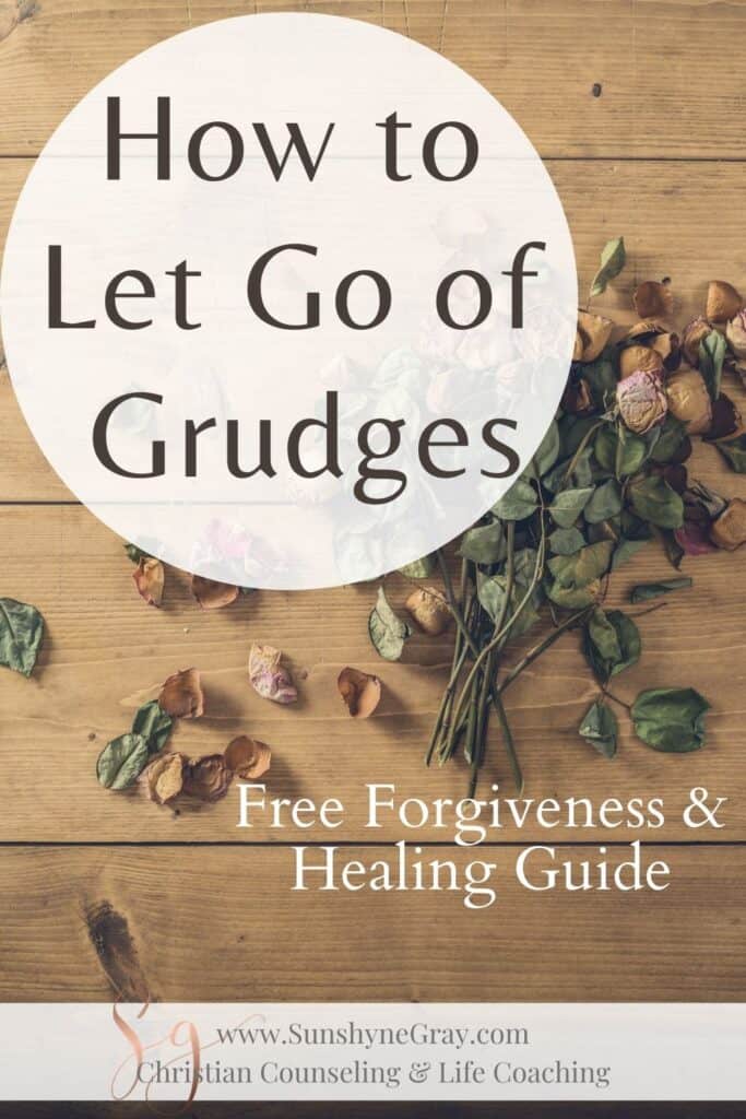 Title: how to let go of grudges