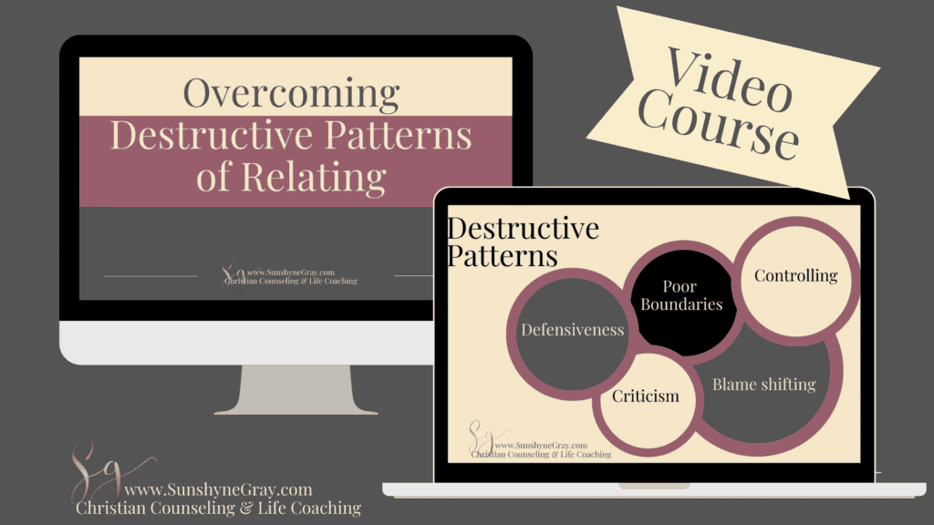 title: overcoming destructive patterns of relating video course
