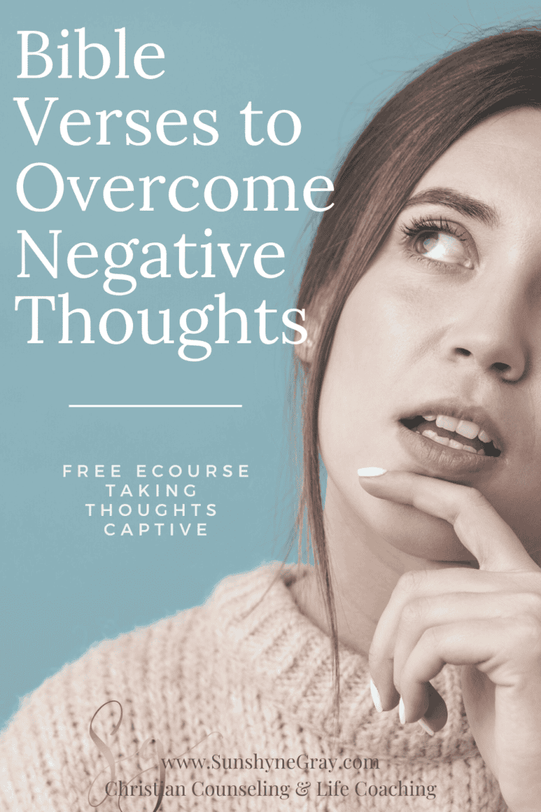 Best Bible Verses To Overcome Negative Thoughts - Christian Counseling