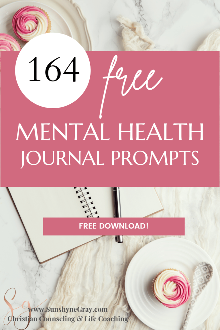 164 Free Mental Health Journaling Prompts - Christian Counseling