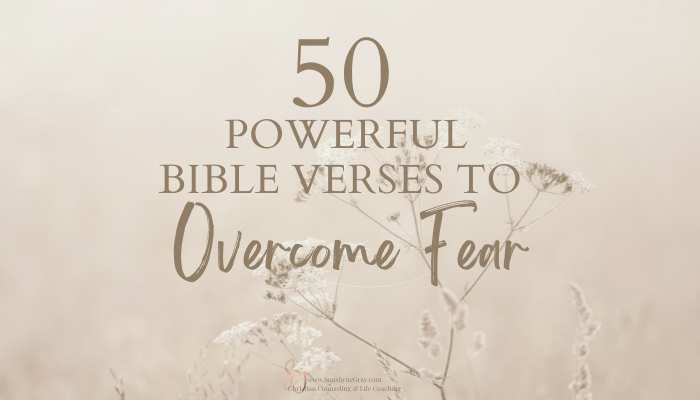 title: 50 powerful Bible verses to overcome fear
nature background