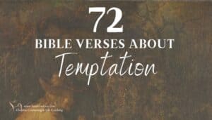 oil painting background; title: 72 bible verses about temptation