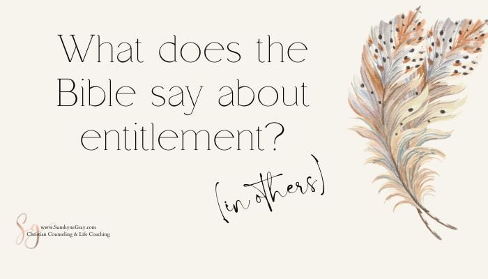 title: what does the bible say about entitlement in others? peacock feather