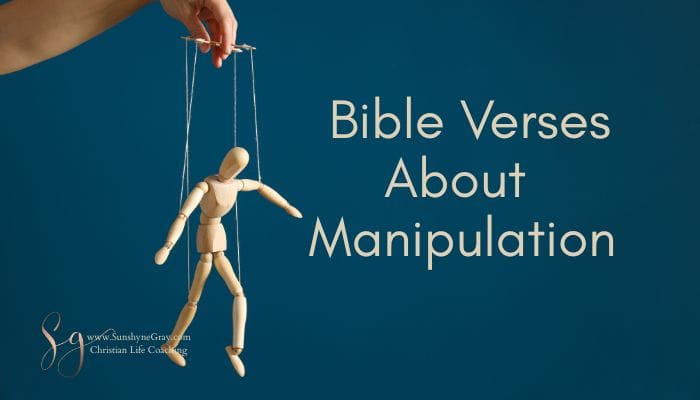 TITLE: bible verses about manipulation; wooden puppet connected to strings
